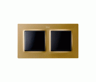 Marco para 2 elementos oro Simon 82 Concept
