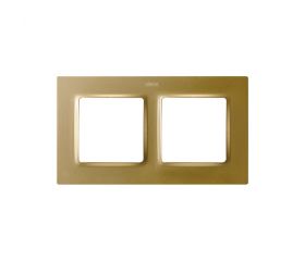 Marco para 2 elementos oro Simon 82 Concept