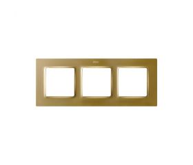 Marco para 3 elementos oro Simon 82 Concept