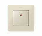 Tecla individual para mecanismos de mando con luminoso marfil Simon 82