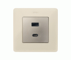 PLACA PARA CARGADOR USB A+C QUICKCHARGE CAVA SIMON 82