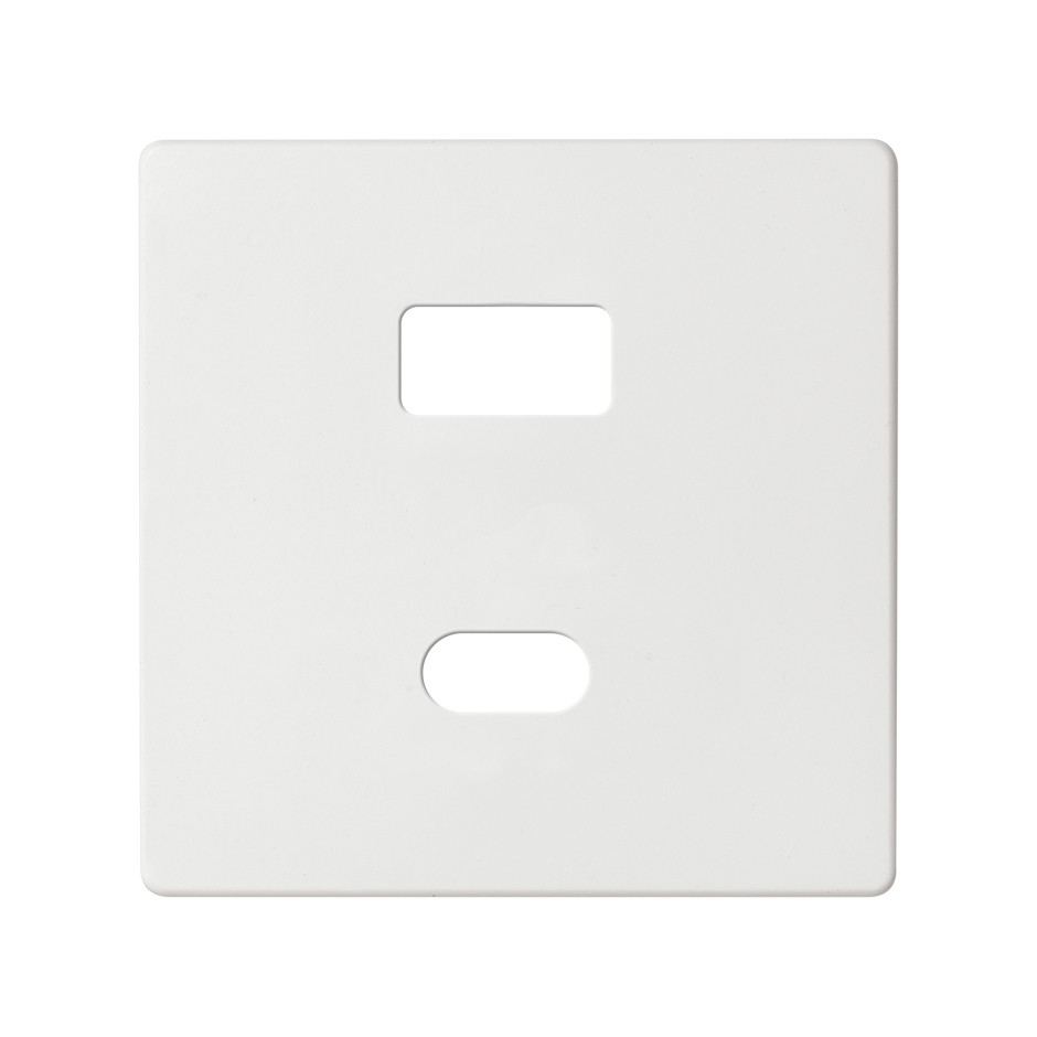 PLACA PARA CARGADOR USB A+C QUICKCHARGE BLANCO MATE SIMON 82 CONCEPT