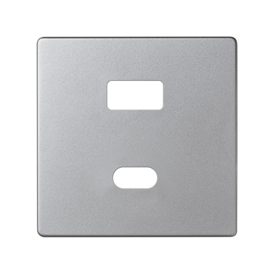 PLACA PARA CARGADOR USB A+C QUICKCHARGE ALUMINIO SIMON 82 DETAIL