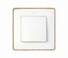 Marco para 1 elemento blanco base madera haya Simon 82 Detail Select