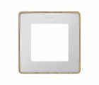Marco para 1 elemento blanco base madera haya Simon 82 Detail Select