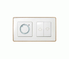 Marco para 2 elementos blanco base madera haya Simon 82 Detail Select