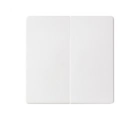 Tecla doble para mecanismos doble blanco mate Simon 82 Concept