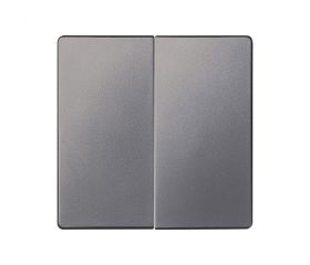 Tecla doble para mecanismos doble titanio Simon 82 Concept