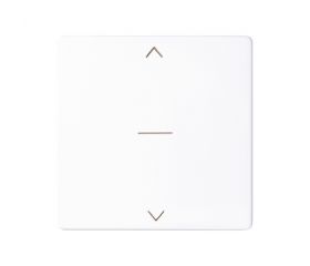 Tecla individual para mecanismo de persianas con 3 posiciones (subida, bajada y paro) blanco Simon 82
