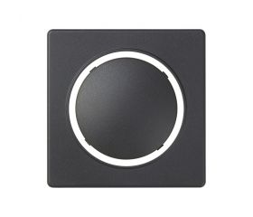 Placa para los mecanismos electrónicos de tacto con luminoso azul grafito Simon 82