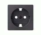 Tapa con dispositivo de seguridad para la base de enchufe schuko grafito Simon 82