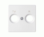 Placa para tomas inductivas de R-TV blanco Simon 82