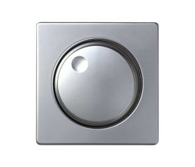 Placa para los mecanismos electrónicos giratorios aluminio Simon 82