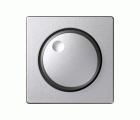 Placa para los mecanismos electrónicos giratorios aluminio frío Simon 82 Detail