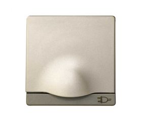 Tapa abatible con dispositivo de seguridad para la base de enchufe schuko cava Simon 82