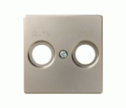 Placa para tomas inductivas de R-TV+SAT cava Simon 82