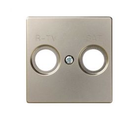 Placa para tomas inductivas de R-TV+SAT cava Simon 82