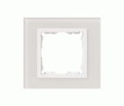Marco para 1 elemento cristal blanco interior blanco Simon 82 Nature