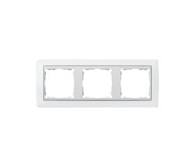 Marco para 3 elementos blanco Simon 82