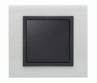 Marco para 1 elemento inox mate interior grafito Simon 82 Nature