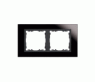 Marco para 2 elementos cristal negro interior grafito Simon 82 Nature
