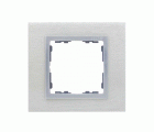 Marco para 1 elemento inox mate interior aluminio Simon 82 Nature