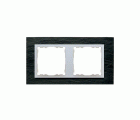 Marco para 2 elementos pizarra interior aluminio Simon 82 Nature