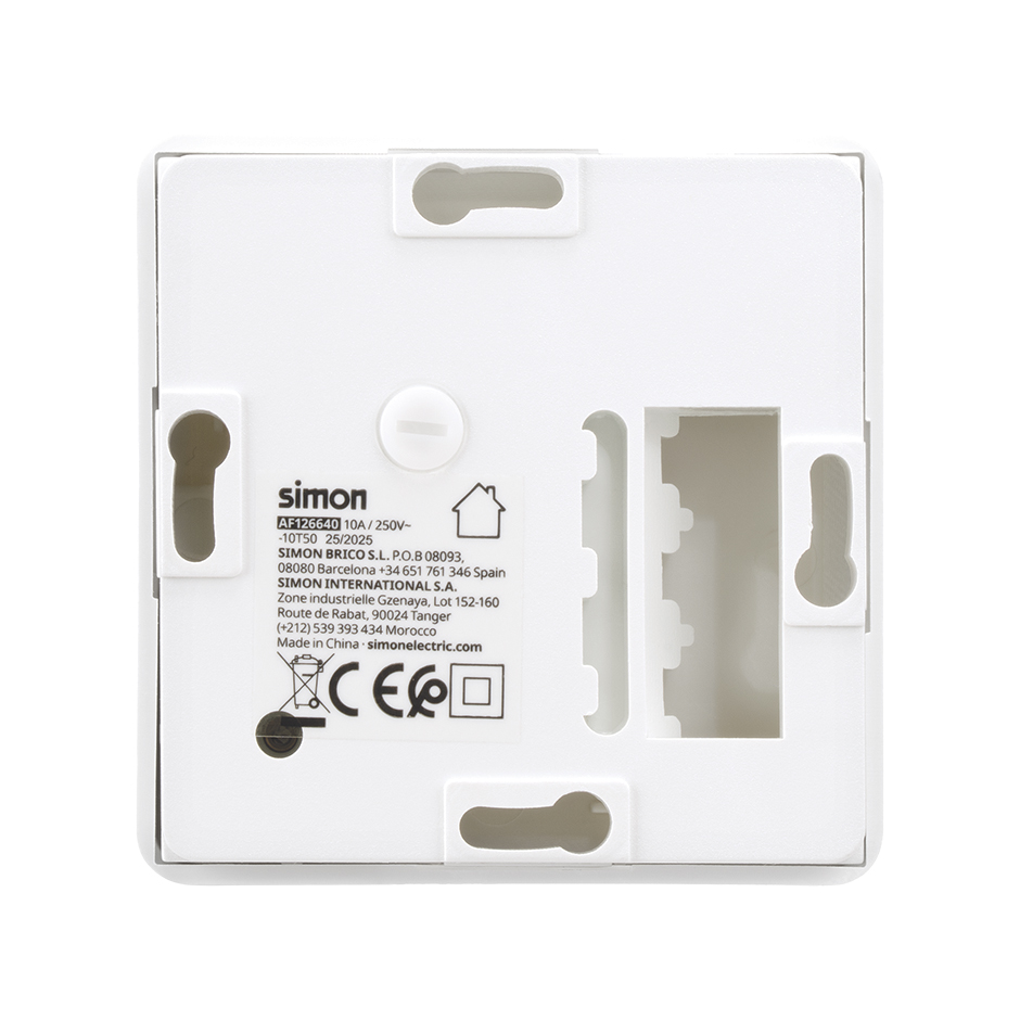 TERMOSTATO MECÁNICO PARA CALEFACCIÓN 10A 250V BLANCO Coati