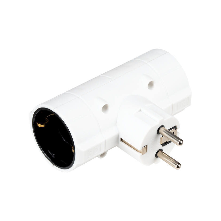 ADAPTADOR DOBLE LATERAL 16A 250V BLANCO Simon