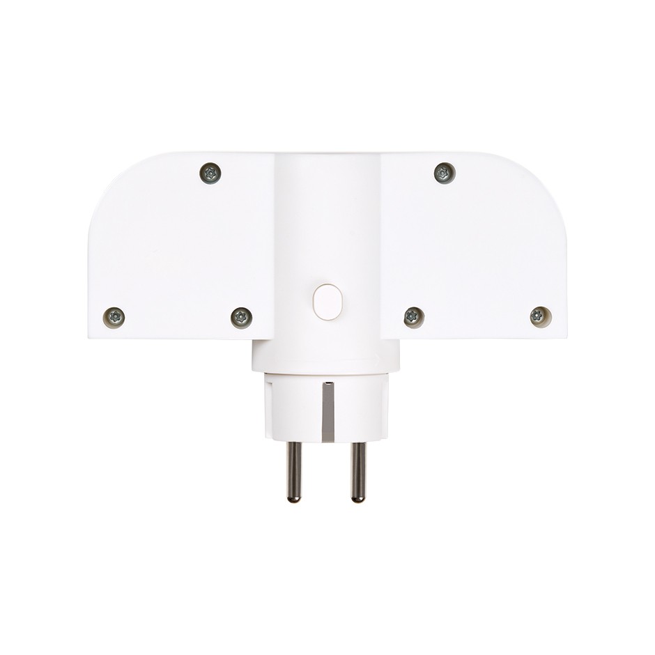 ADAPTADOR GIRATORIO 180 GRADOS PLUG III 3 TOMAS 16A 250V