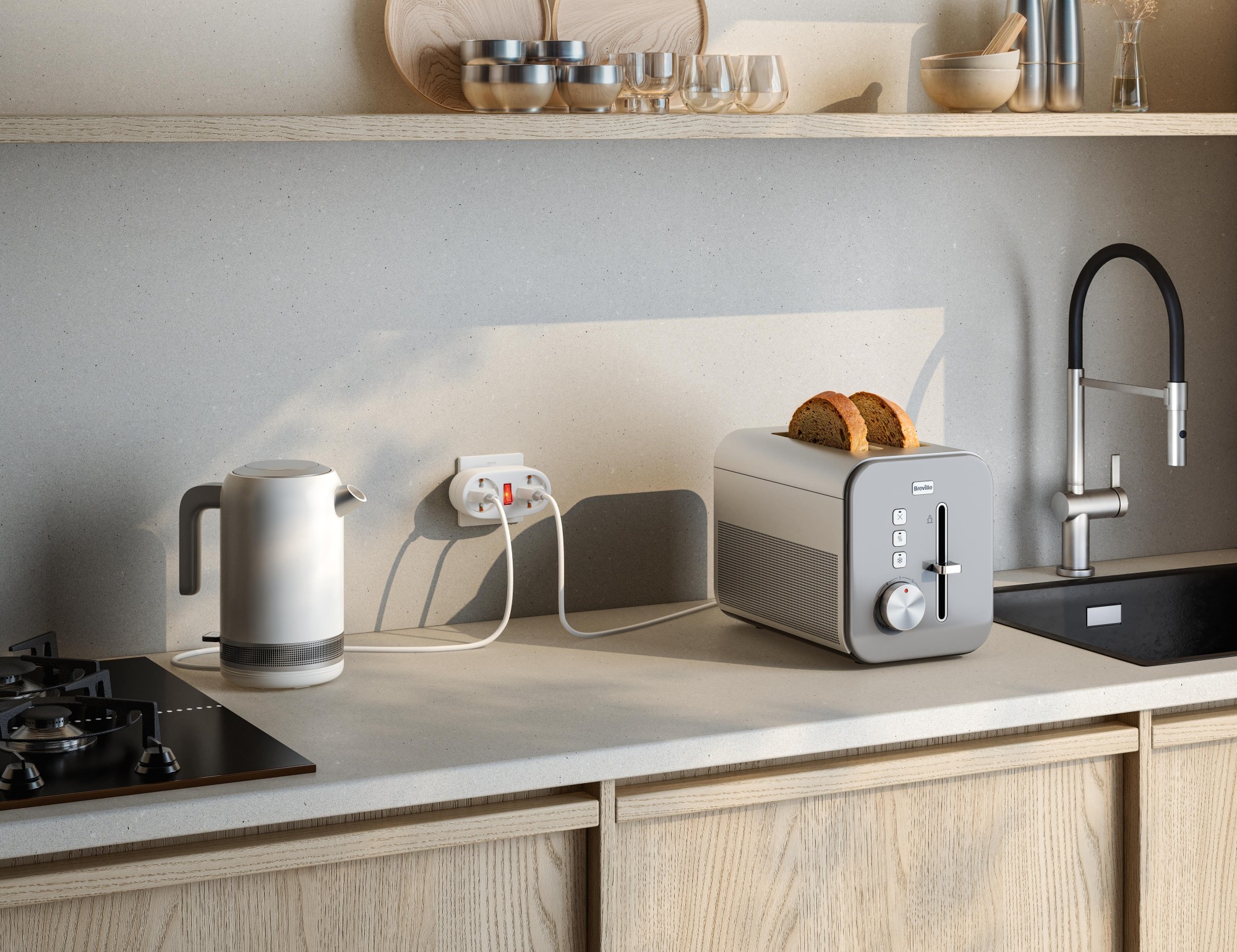 ADAPTADOR 2 TOMAS FRONTAL INTERRUPTOR