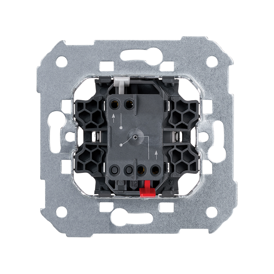 Interruptor unipolar 10 AX 250V~ con sistema de embornamiento rápido