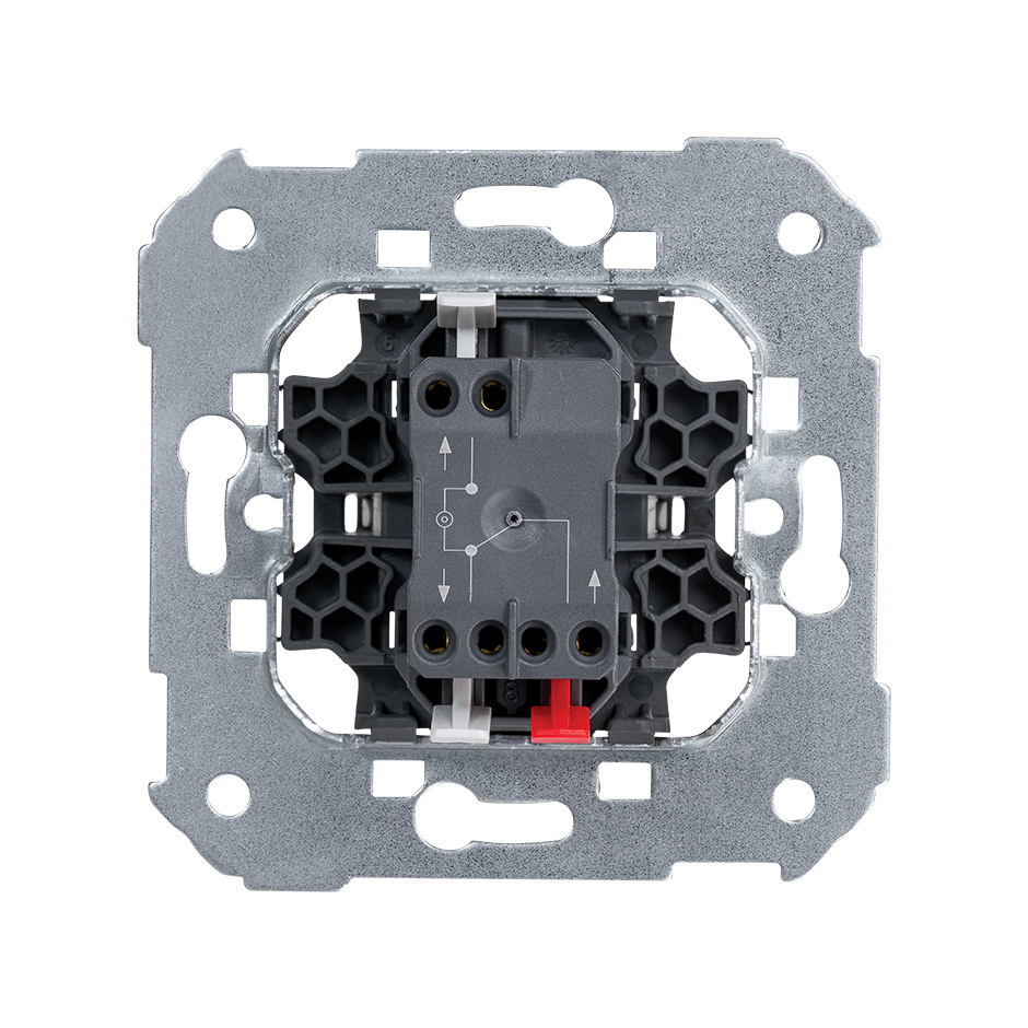 Conmutador 10 AX 250V~ con luminoso incorporado y sistema de embornamiento rápido