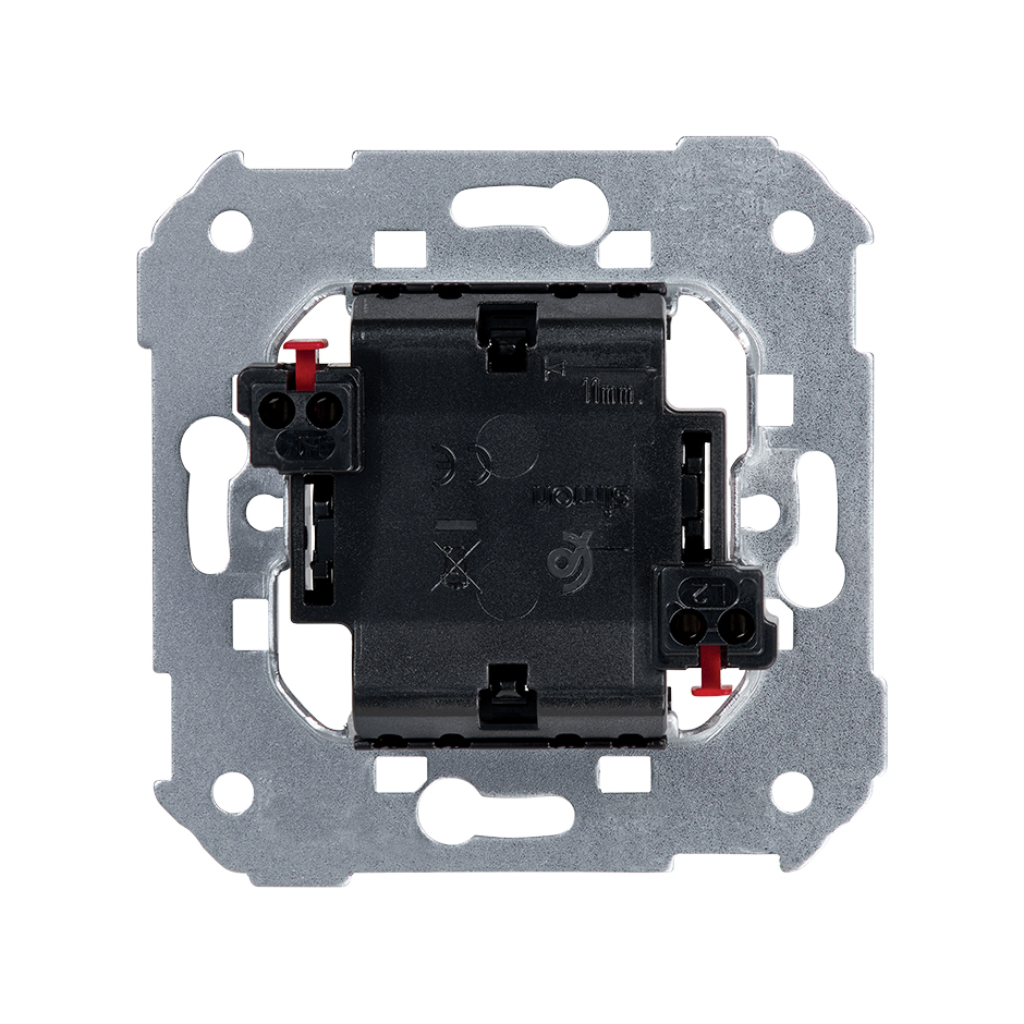 Grupo de 2 conmutadores 10 AX 250V~ con sistema de embornamiento rápido