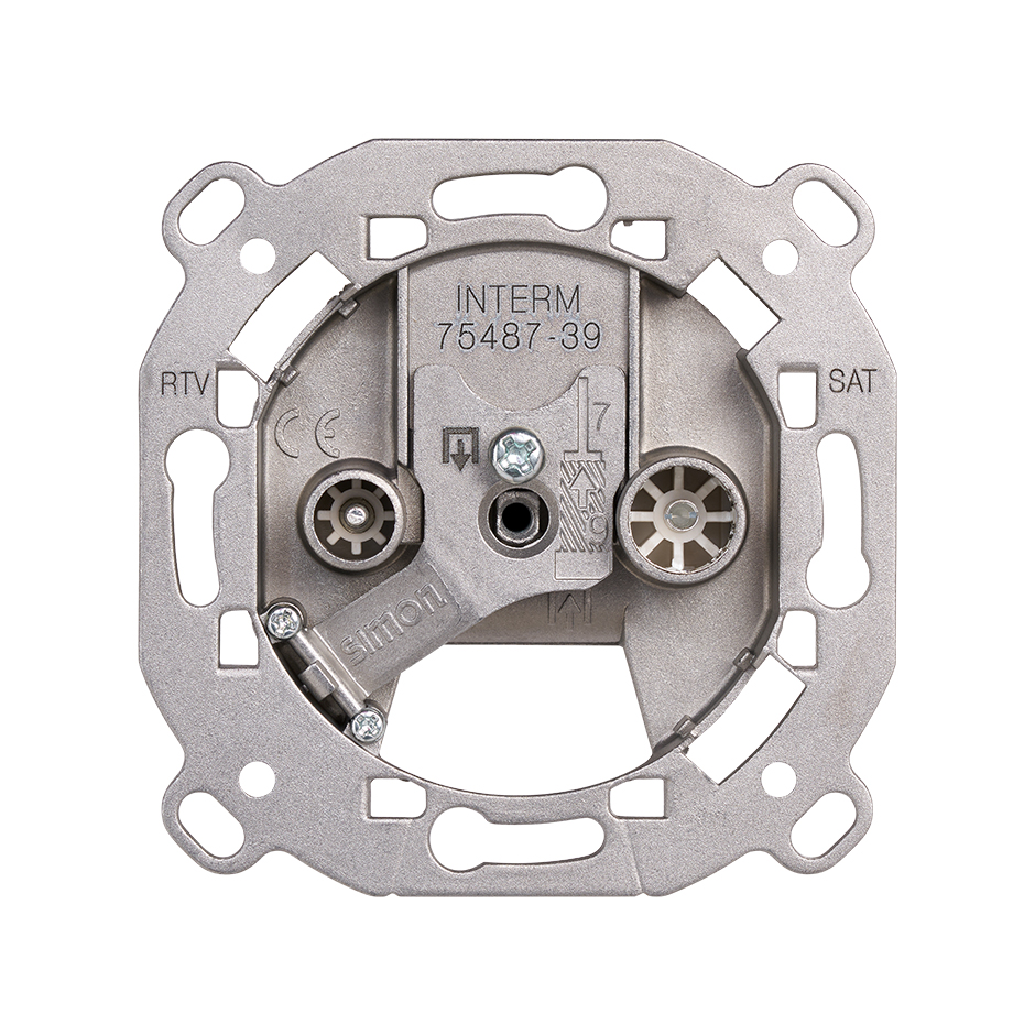 Toma de señal R-TV+SAT no modular intermedia