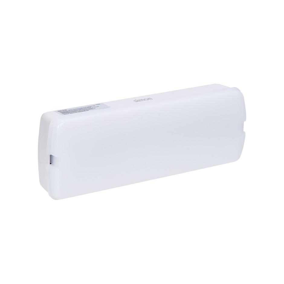 LUMINARIA DE EMERGENCIA LED 200 LÚMENES A BATERÍA IP20 SIMON