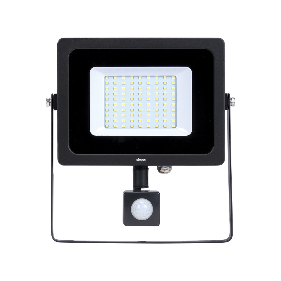 PROYECTOR LED CON SENSOR 30W 2700 LÚMENES LUZ FRÍA IP44 Simon