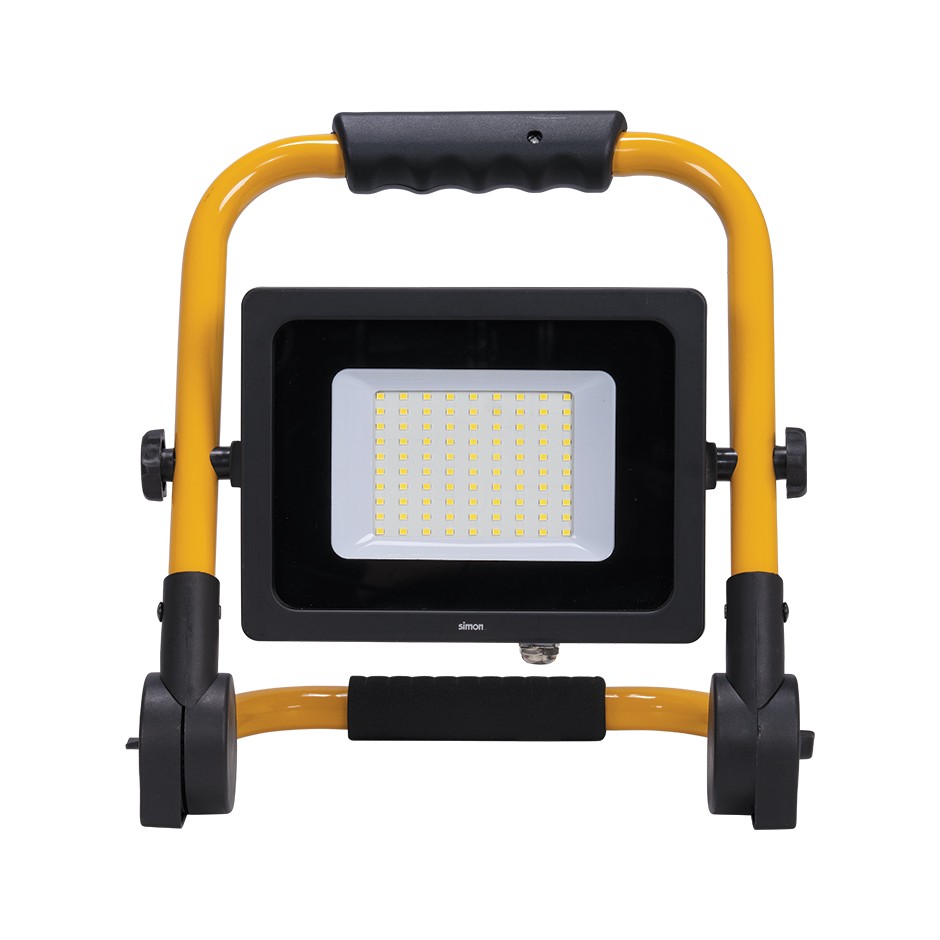 PROYECTOR LED CON SOPORTE 30W 2700 LÚMENES LUZ FRÍA IP65 (CAJA) Simon