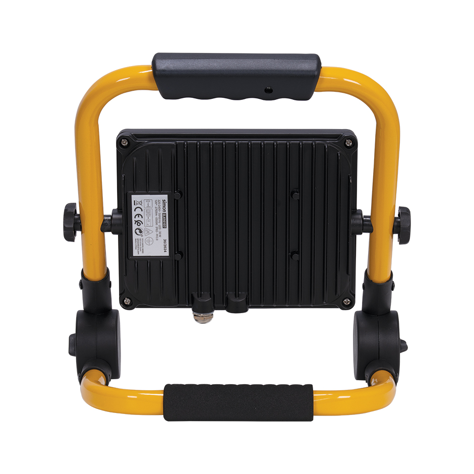 PROYECTOR LED CON SOPORTE 30W 2700 LÚMENES LUZ FRÍA IP65 (CAJA) Simon