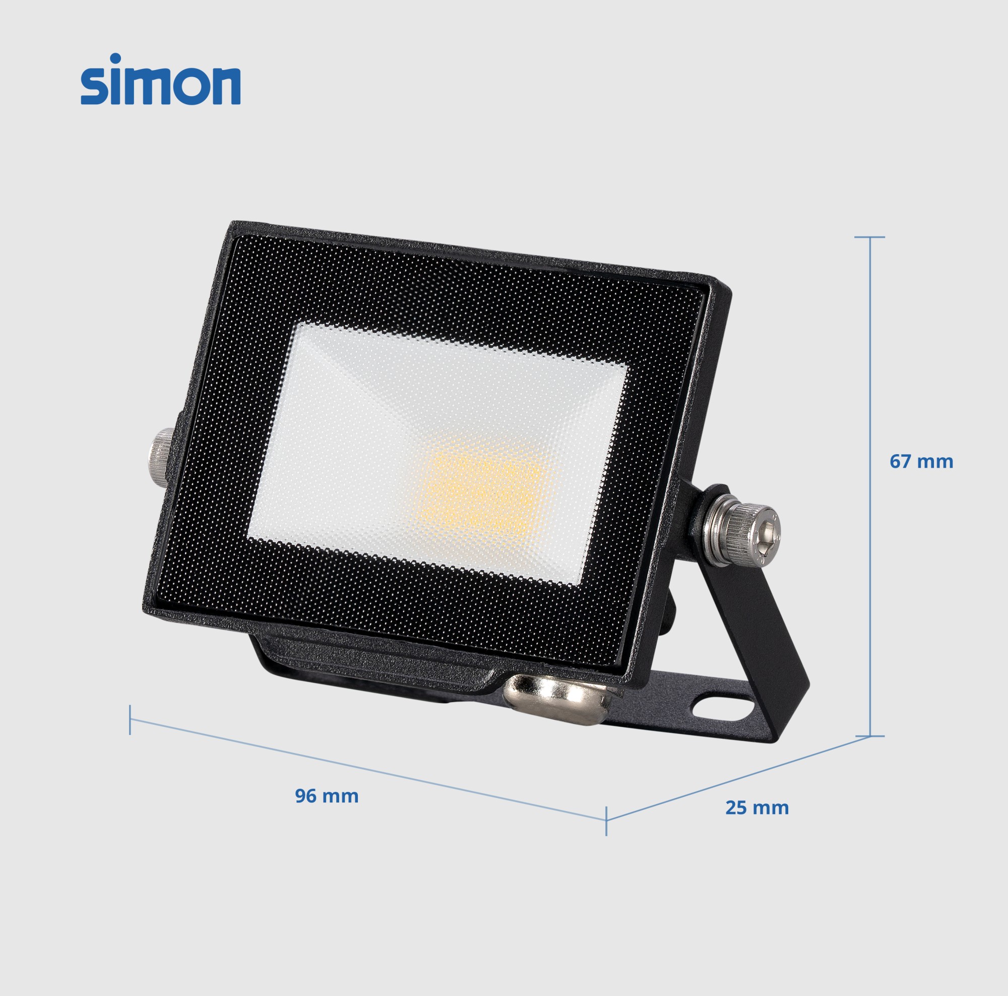 PROYECTOR  LED 10W 1000 LÚMENES LUZ NEUTRA 4000K IP65 Simon