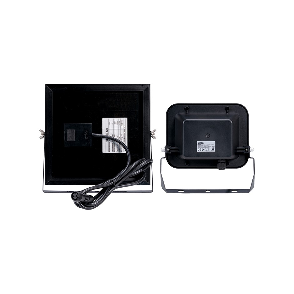 PROYECTOR LED SOLAR CCT 50W 800 LÚMENES LUZ NEUTRA 3000-4000-6000K IP65 Simon