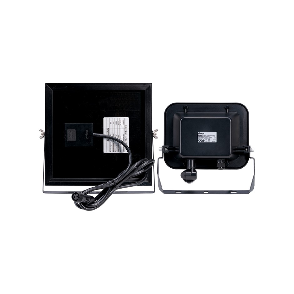 PROYECTOR LED SOLAR PIR 50W 800  LÚMENES LUZ NEUTRA 4000K IP65 Simon