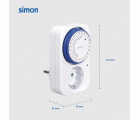 PROGRAMADOR ANALÓGICO DIARIO 16A 230V/50HZ BLANCO COATI