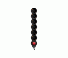 BASE MÚLTIPLE 6 TOMAS 16A 250V~ NEGRA CON INTERRUPTOR Y 1,5 METROS DE CABLE H05VV-F 3G1MM² SIMON BRICO