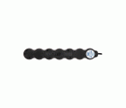 BASE MÚLTIPLE 6 TOMAS 16A 250V~ NEGRA CON INTERRUPTOR Y 1,5 METROS DE CABLE H05VV-F 3G1MM² SIMON BRICO
