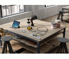 BASE MULTIFIX CON 5 TOMAS SCHUKO + 2 USB (A+C) QC