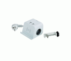 BASE COMBIFLAT 2 TOMAS SCHUKO 16A 250V ~ + 2 USB A + 2 USB C + CARGA INALÁMBRICA CON SOPORTE Y FIJACIÓN SIMON
