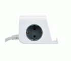 BASE COMBIFLAT 2 TOMAS SCHUKO 16A 250V ~ + 2 USB A + 2 USB C + CARGA INALÁMBRICA CON SOPORTE Y FIJACIÓN SIMON