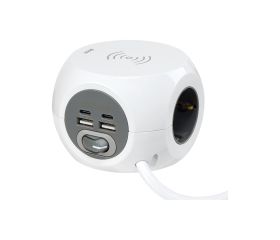 BASE MÚLTIPLE COMBIBALL WIRELESS + USB A + C SIMON