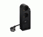 BASE MÚLTIPLE CON CLIP PARA FIJACIÓN PARA MESA 2 TOMAS 16A + 2 USB (A+C) CABLE1,5M 3G1,5 SIMON
